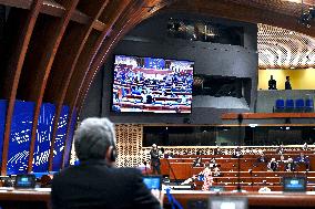 Julian Assange At Council Of Europe - Strasbourg