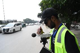 No Horn Campaign For Reduce Sound Pollution In Dhaka.