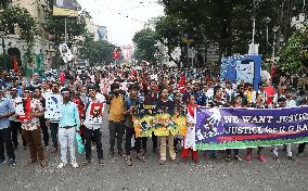 Doctors And Citizens Protest March In India, Kolkata, West Bengal - 2 Oct 2024