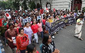 Doctors And Citizens Protest March In India, Kolkata, West Bengal - 2 Oct 2024