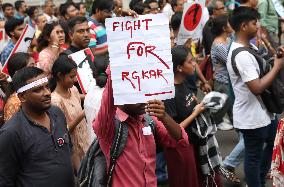 Doctors And Citizens Protest March In India, Kolkata, West Bengal - 2 Oct 2024