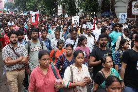 Doctors And Citizens Protest March In India, Kolkata, West Bengal - 2 Oct 2024