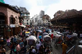 Market Set Abuzz With Arrival Of Festival Of Dashain In Nepal