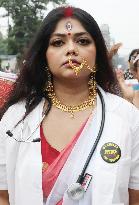 Doctors And Citizens Protest March In India, Kolkata, West Bengal - 2 Oct 2024