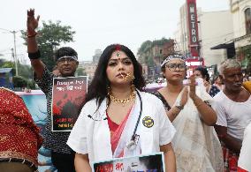 Doctors And Citizens Protest March In India, Kolkata, West Bengal - 2 Oct 2024