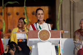 Claudia Sheinbaum Sworn In As First Female President Of Mexico