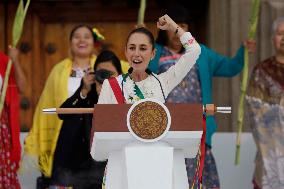 Claudia Sheinbaum Sworn In As First Female President Of Mexico