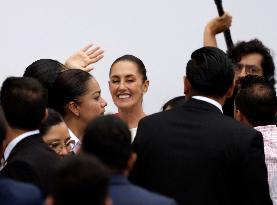 Claudia Sheinbaum Sworn In As First Female President Of Mexico