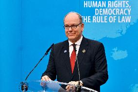 Prince Albert II At Council Of Europe - Strasbourg