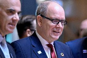 Prince Albert II At Council Of Europe - Strasbourg