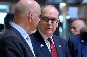 Prince Albert II At Council Of Europe - Strasbourg