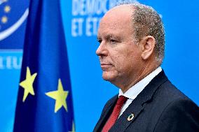 Prince Albert II At Council Of Europe - Strasbourg