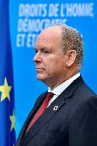 Prince Albert II At Council Of Europe - Strasbourg