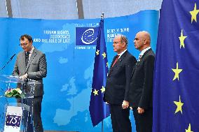 Prince Albert II At Council Of Europe - Strasbourg