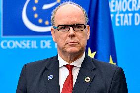 Prince Albert II At Council Of Europe - Strasbourg