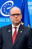 Prince Albert II At Council Of Europe - Strasbourg