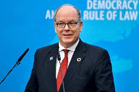 Prince Albert II At Council Of Europe - Strasbourg