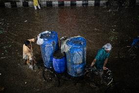 Waterlogging After Rain In Dhaka