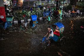 Waterlogging After Rain In Dhaka