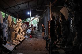 Durga Puja Preparation In Bangladesh