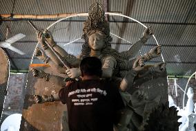 Durga Puja Preparation In Bangladesh