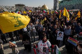 Iran-Marking The Memory Of Hassan Nasrallah And Quds Force Commander Nilforoushan