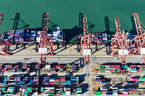 Lianyungang Port Working Scene