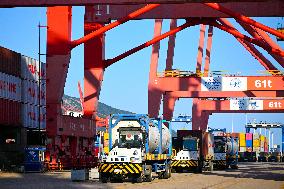 Lianyungang Port Working Scene