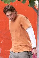 Austin Butler On Set - NYC