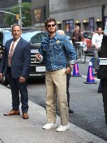 Andrew Garfield At The Late Show - NYC