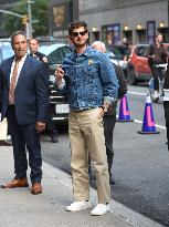 Andrew Garfield At The Late Show - NYC