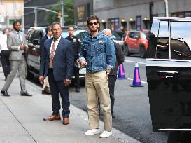 Andrew Garfield At The Late Show - NYC