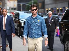 Andrew Garfield At The Late Show - NYC