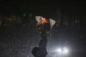 Heavy Rain In Dhaka