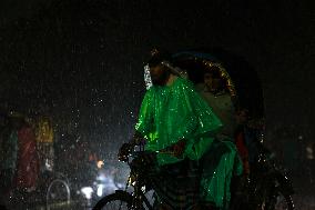 Heavy Rain In Dhaka