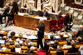 Session Of Questions To The French Government At The National Assembly, In Paris