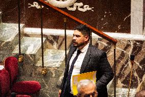 Session Of Questions To The French Government At The National Assembly, In Paris