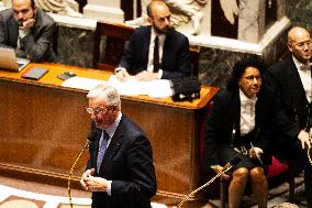 Session Of Questions To The French Government At The National Assembly, In Paris