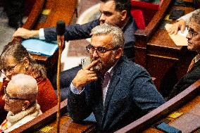 Session Of Questions To The French Government At The National Assembly, In Paris