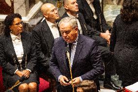 Session Of Questions To The French Government At The National Assembly, In Paris