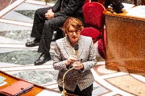 Session Of Questions To The French Government At The National Assembly, In Paris