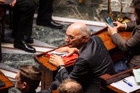 Session Of Questions To The French Government At The National Assembly, In Paris