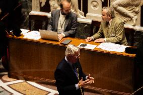 Session Of Questions To The French Government At The National Assembly, In Paris