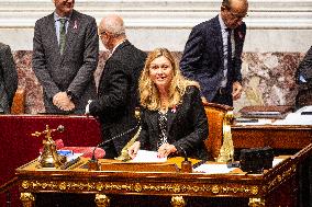 Session Of Questions To The French Government At The National Assembly, In Paris