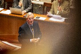 Session Of Questions To The French Government At The National Assembly, In Paris