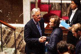 Session Of Questions To The French Government At The National Assembly, In Paris