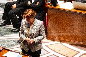 Session Of Questions To The French Government At The National Assembly, In Paris