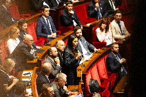 Session Of Questions To The French Government At The National Assembly, In Paris