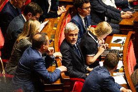 Session Of Questions To The French Government At The National Assembly, In Paris