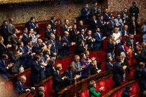 Session Of Questions To The French Government At The National Assembly, In Paris